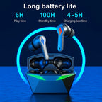 KW-01 Bluetooth Headset – Wireless Gaming Earbuds with Bluetooth 5.1 and Stereo Sound